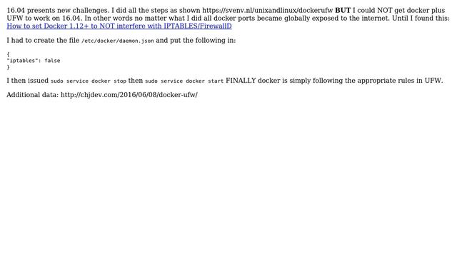 Ubuntu: Uncomplicated Firewall (UFW) is not blocking anything when using Docker (6 Solutions!!) смотреть онлайн