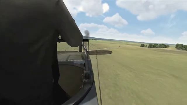 Осмотр Bristol F.2 с двигателем Rolls Royce Falcon III (285 л.с.) (Rise of Flight) смотреть онлайн