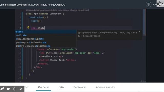 Complete React Developer in 2020 (w/ Redux, Hooks, GraphQL) смотреть онлайн