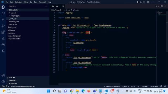 Create Azure Functions in Visual Studio code - Part 2|D365 Business Central смотреть онлайн