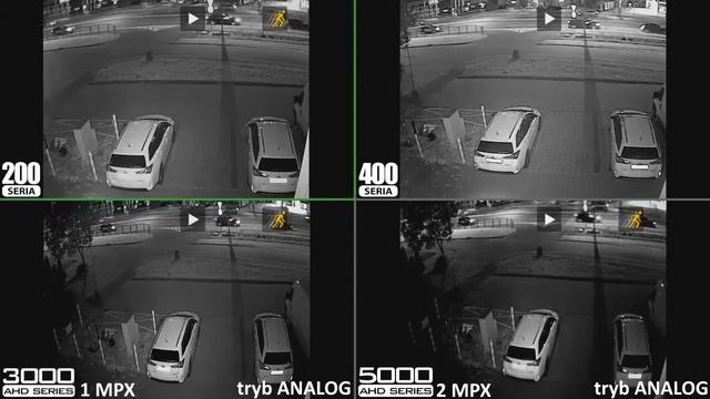 аналоговые камеры NOVUS и AHD камеры в аналоговом режиме, ночь