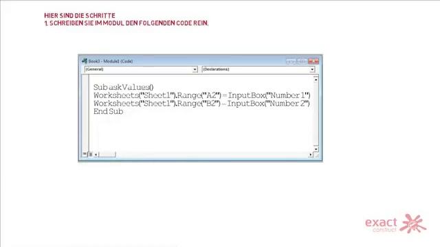 Excel Tutorial - Inputbox mit VBA generieren смотреть онлайн