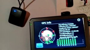 Усилитель спутникового GPS сигнала в действии