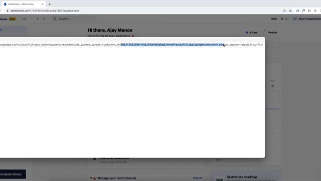 oAuth consent for Sketchnote to access Google Calendar API смотреть онлайн