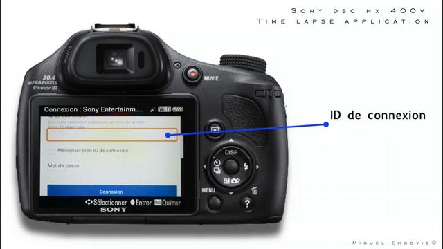 Sony dsc hx 400v "ACCES WI-FI - APPLICATION TIME LAPSE " смотреть онлайн