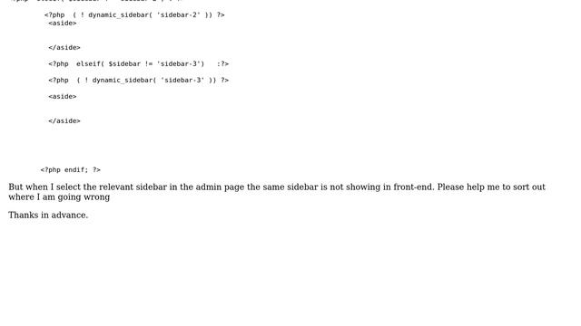 Wordpress: Selecting a dynamic sidebar via metabox in wordpress смотреть онлайн