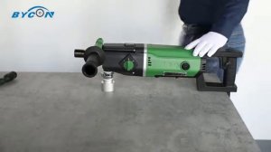Обзорное видео мотор алмазного бурения Bycon DMP-162D и комплектная алмазная установка Bycon UNI-16