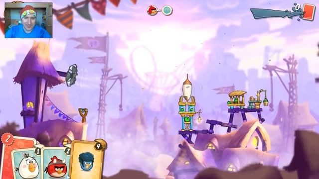 Angry Birds 2 СЛОЖНЫЙ БОС! Уровень с 31 по 35. Angry Birds 2 COMPLEX BOS! Оf the LEVEL of 31 to 35 смотреть онлайн