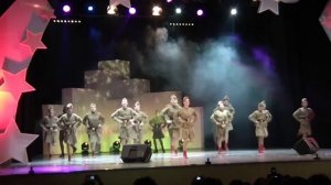 образцовый хореографический ансамбль ,,Домино-Денс,,военный танец,,Военное попурри,,