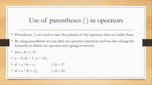 24 - Operators Precedence & Parentheses in Java (Hindi/Urdu) смотреть онлайн