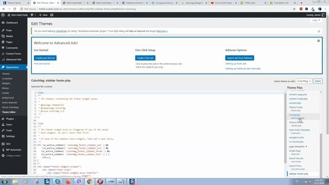 How to change footer in WordPress theme colormag смотреть онлайн