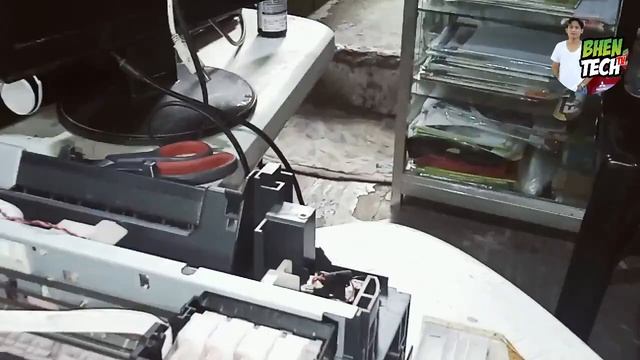 EPSON L120/L121 NO COLORED AND NO BLACK Printout  (English Subtitle) | BHENTECH