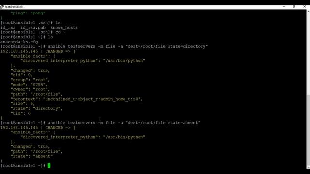 Ansible Ad Hoc Commands | Ansible Modules : File, Ping, Copy, Yum, User, Service, Shell |Thetips4yo смотреть онлайн