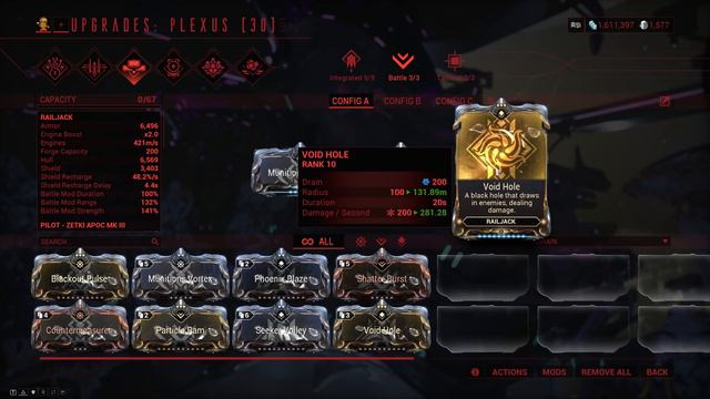 Warframe - My Railjack Build смотреть онлайн