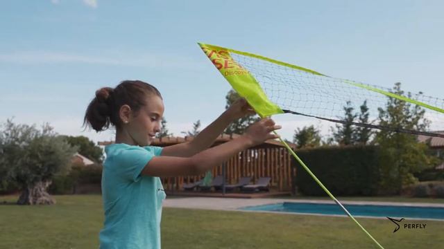 Набор для игры в бадминтон Easy Discover Perfly | Декатлон смотреть онлайн