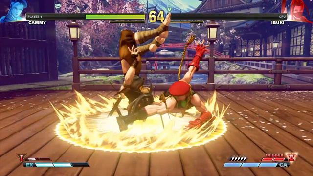 STREET FIGHTER V Cammy vs Ibuki смотреть онлайн