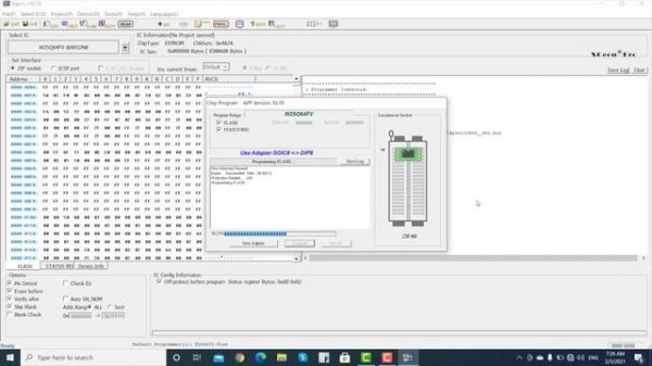 Macbook Pro 13 2017 A1708 EFI Password removal QFN Chip Unlock Bypass