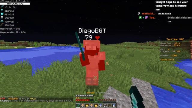Minecraft UHC but you are unable to BREAK or PLACE blocks when PvP enables. смотреть онлайн