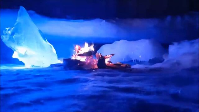 Танец огня и льда (костер на Байкале) - Dance of fire and ice (bonfire on Baikal) смотреть онлайн