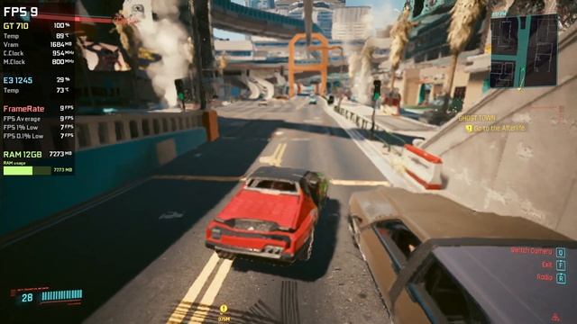 GT 710 | Cyberpunk 2077 (Patch 1.5) - FSR, 1080p, 900p, 720p смотреть онлайн