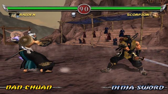 Mortal Kombat Deadly Alliance - Raiden Ladder (Hard) + Kenshi to eliminate Molshite смотреть онлайн