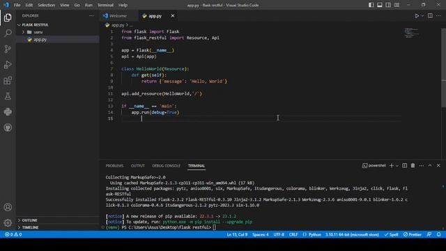 Tutorial in Flask-RESTful смотреть онлайн