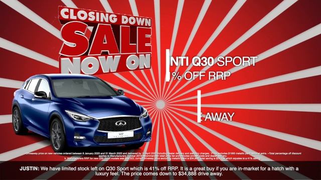 Infiniti Centre Brighton's Closing Down Sale Is Now On! смотреть онлайн