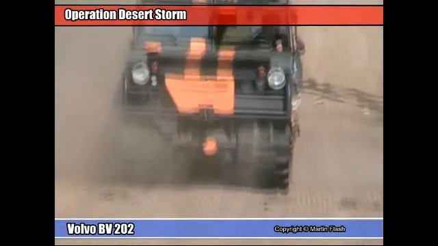 Volvo BV 202 operation Desert Storm off-road unit смотреть онлайн