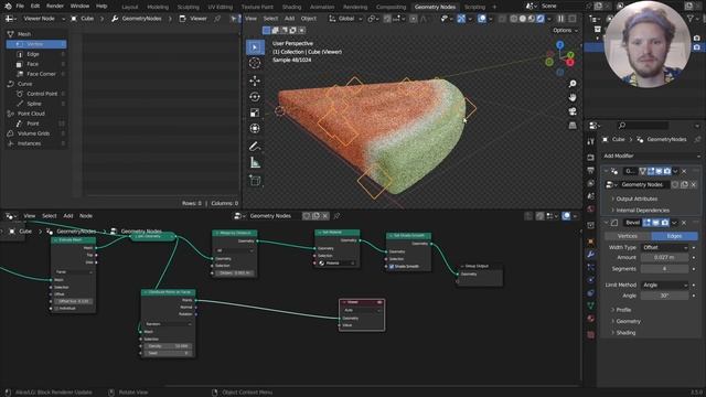 PROCEDURAL watermelon. - geometry nodes смотреть онлайн