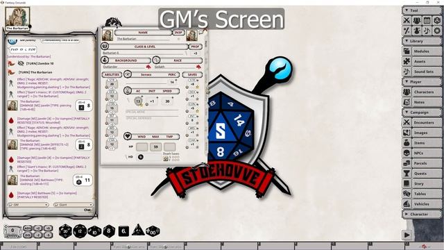 FGU Character Creation | 5e | Barbarian Class - Path of the Giant | Fantasy Grounds Unity смотреть онлайн
