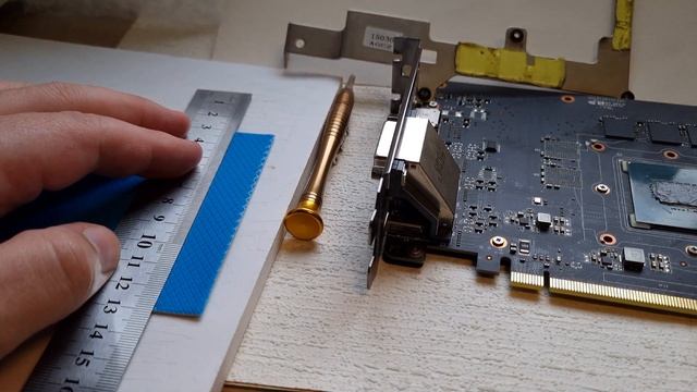 1060 Asus strix, замена термопрокладок... смотреть онлайн