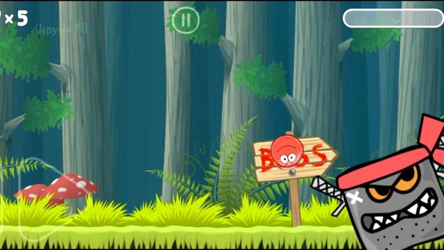 Красный Шар один против всех ниндзюлек Босс Ниндзя против Красного Шарика Red Ball Vs BOSS смотреть онлайн