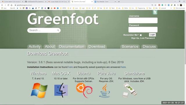 Greenfoot Software Installation смотреть онлайн