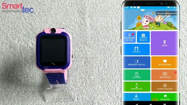 Como configurar Relógio Infantil com GPS modelo Q12 смотреть онлайн