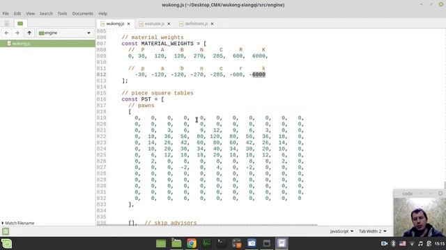 中國象棋遊戲 | Xiangqi chess engine in javascript: evaluation function смотреть онлайн