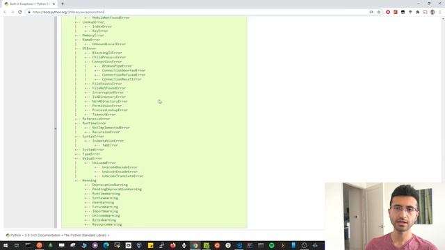 Python Error Handling смотреть онлайн
