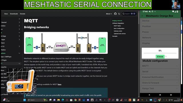 MESHTASTIC SERIAL CONNECTION & MQTT