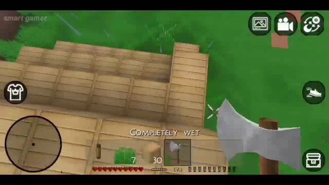 My first day in survival | mini block craft смотреть онлайн