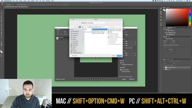 Export As Shortcut Key | Photoshop Shortcuts смотреть онлайн