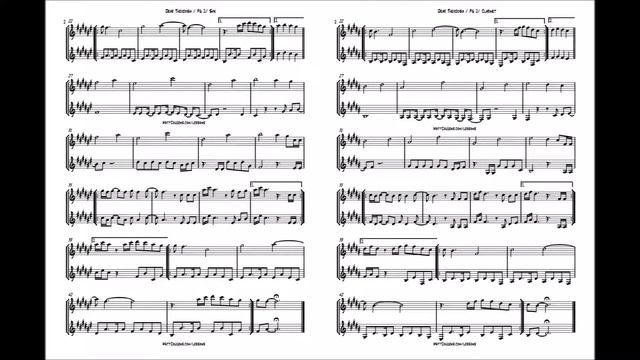 "Dear Theodosia" From: Hamilton Duet for Alto, tenor, bari Sax and/or Clarinet смотреть онлайн
