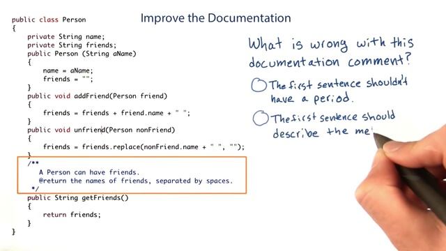 Improving the Documentation - Intro to Java Programming смотреть онлайн