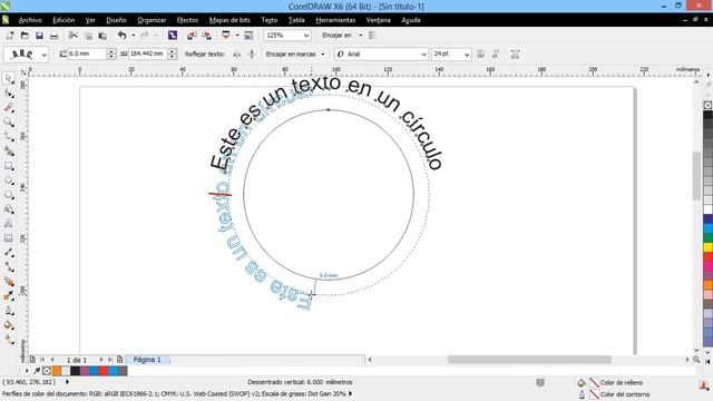 Curso Introducción a CorelDraw X6 - 55 Adaptar Texto a Trayecto y Rellenar con Texto смотреть онлайн