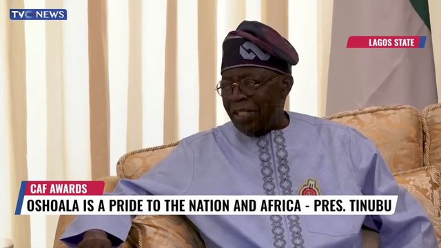 President Tinubu Hosts African Best Female Footballer, Asisat Oshoala At Lagos Residence смотреть онлайн
