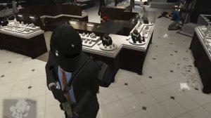 GTA 5 ограбление ювелирного магазина громко