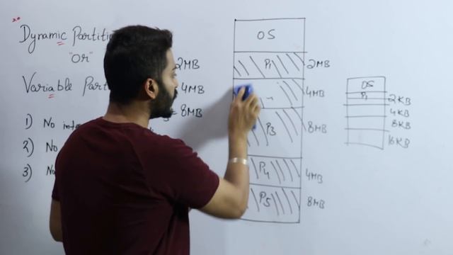 L-5.4: Variable size Partitioning | Memory management | Operating System смотреть онлайн