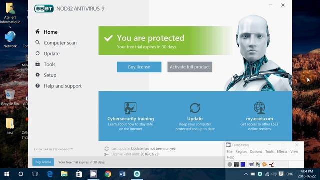 Windows 7 8.1 10 Eset NOD32 antivirus software test and personal observations february 2016 смотреть онлайн