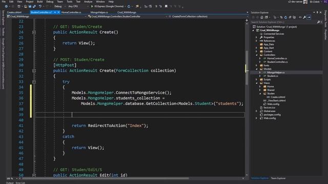 CRUD MongoDB Atlas using C# - part 2 - Create смотреть онлайн