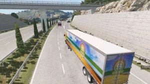 НЕ ПОДЕЛИЛИ ДОРОГУ! ДРУЗЬЯ ДАЛЬНОБОЙЩИКИ ПОРУГАЛИСЬ НА ТРАССЕ | BeamNG.drive Online