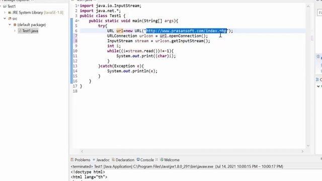 ทำความรู้จักพื้นฐาน java URL Connection смотреть онлайн