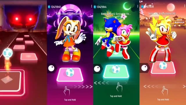 Sonic exe ? Sonic Boom ? Super Sonic ? Spider Man Sonic | Sonic Edm Rush Tiles Hop смотреть онлайн